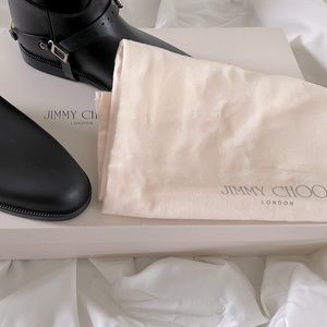 Jimmy Choo Cheshire Stirrup- Strap Rain Boots